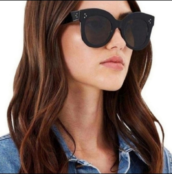 Celine Accessories - Celine chris oversized round back sunglasses NWT